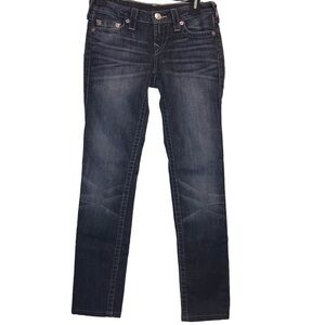 True Religion Woman’s Skinny Basic Low Rise Denim Jeans 29